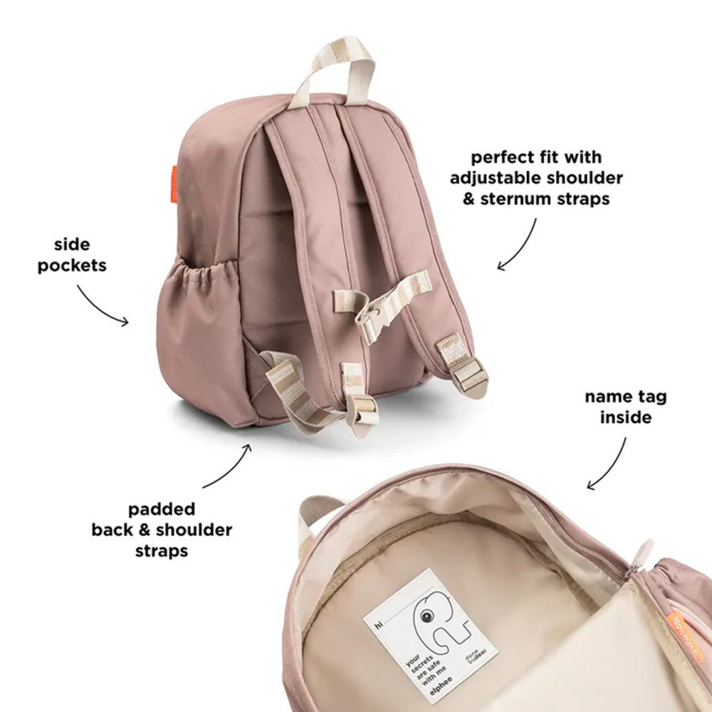 Mochila niños Tiny Farm rosa 7,5 L
