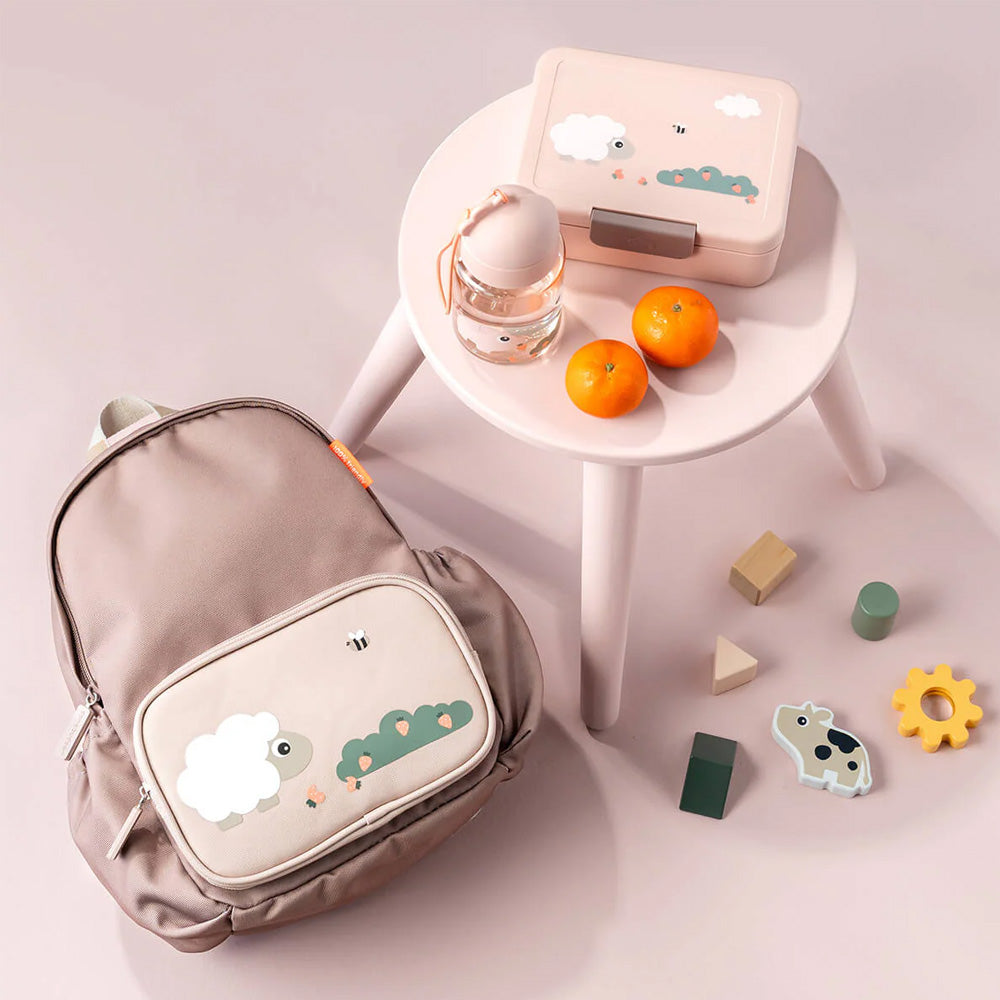 Mochila niños Tiny Farm rosa 7,5 L