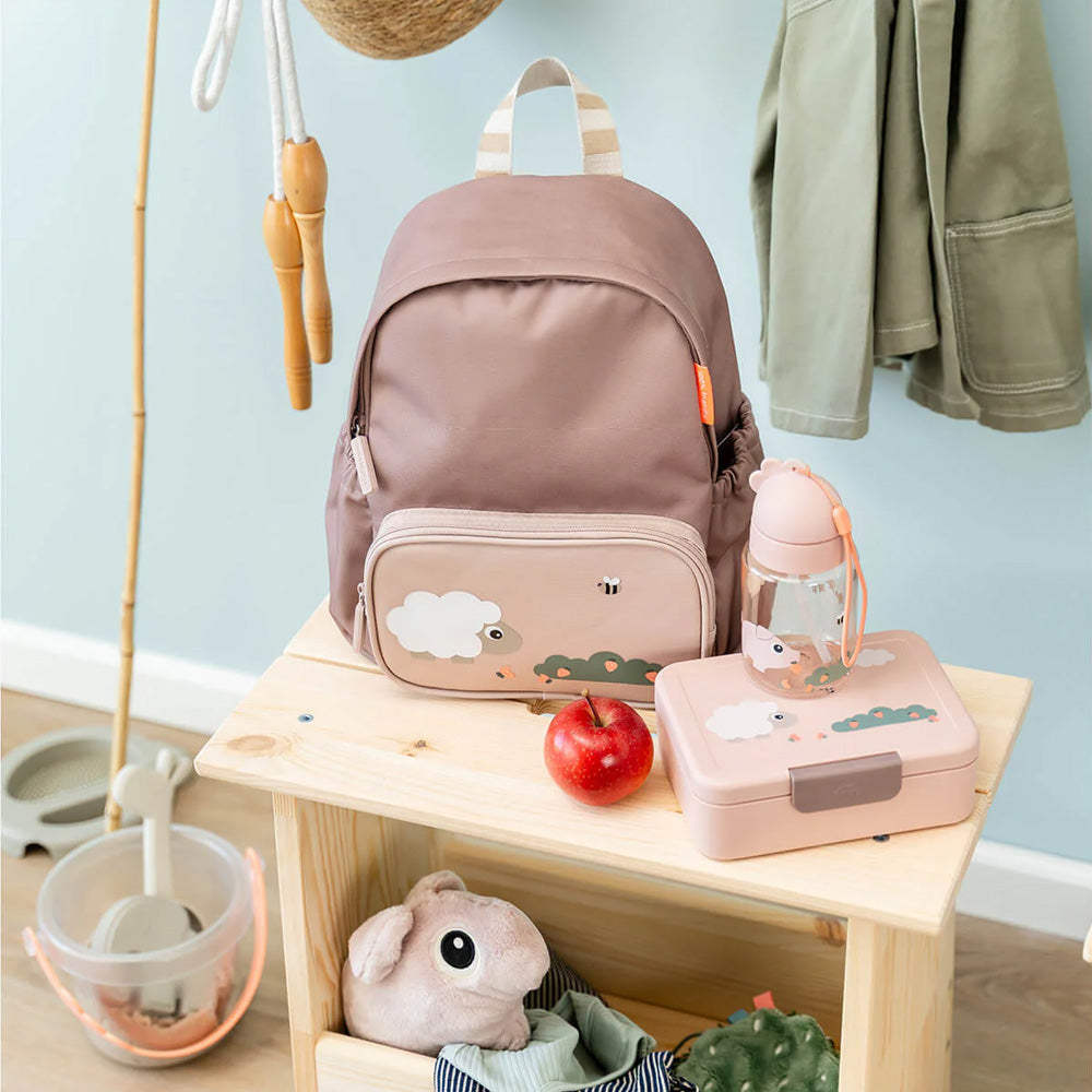 Mochila niños Tiny Farm rosa 7,5 L