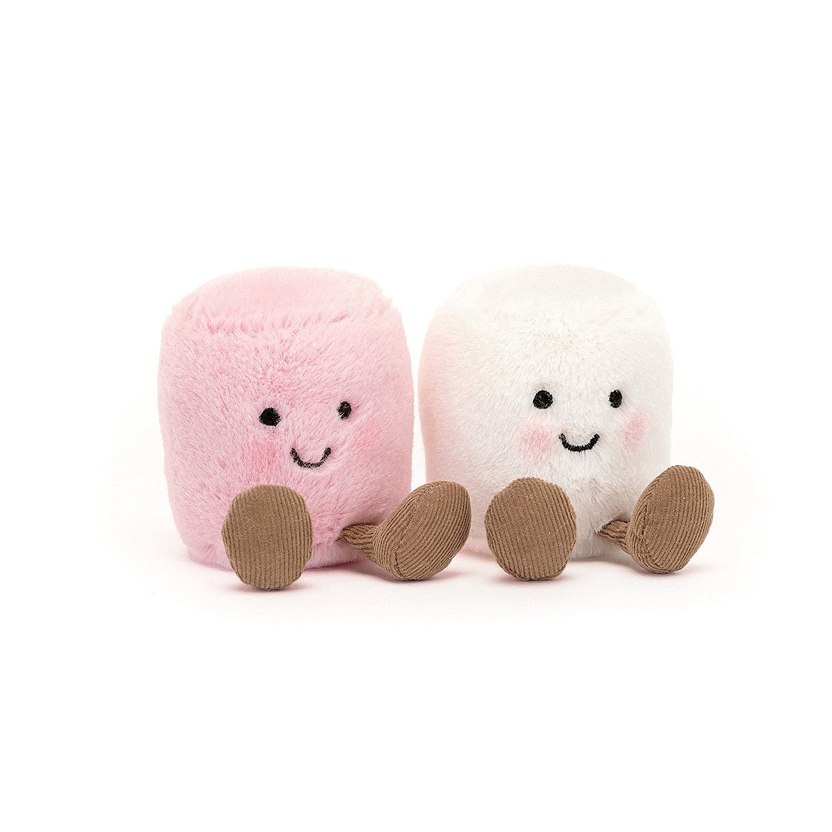 Peluche Marshmallows Rosa y Blanco Amuseable