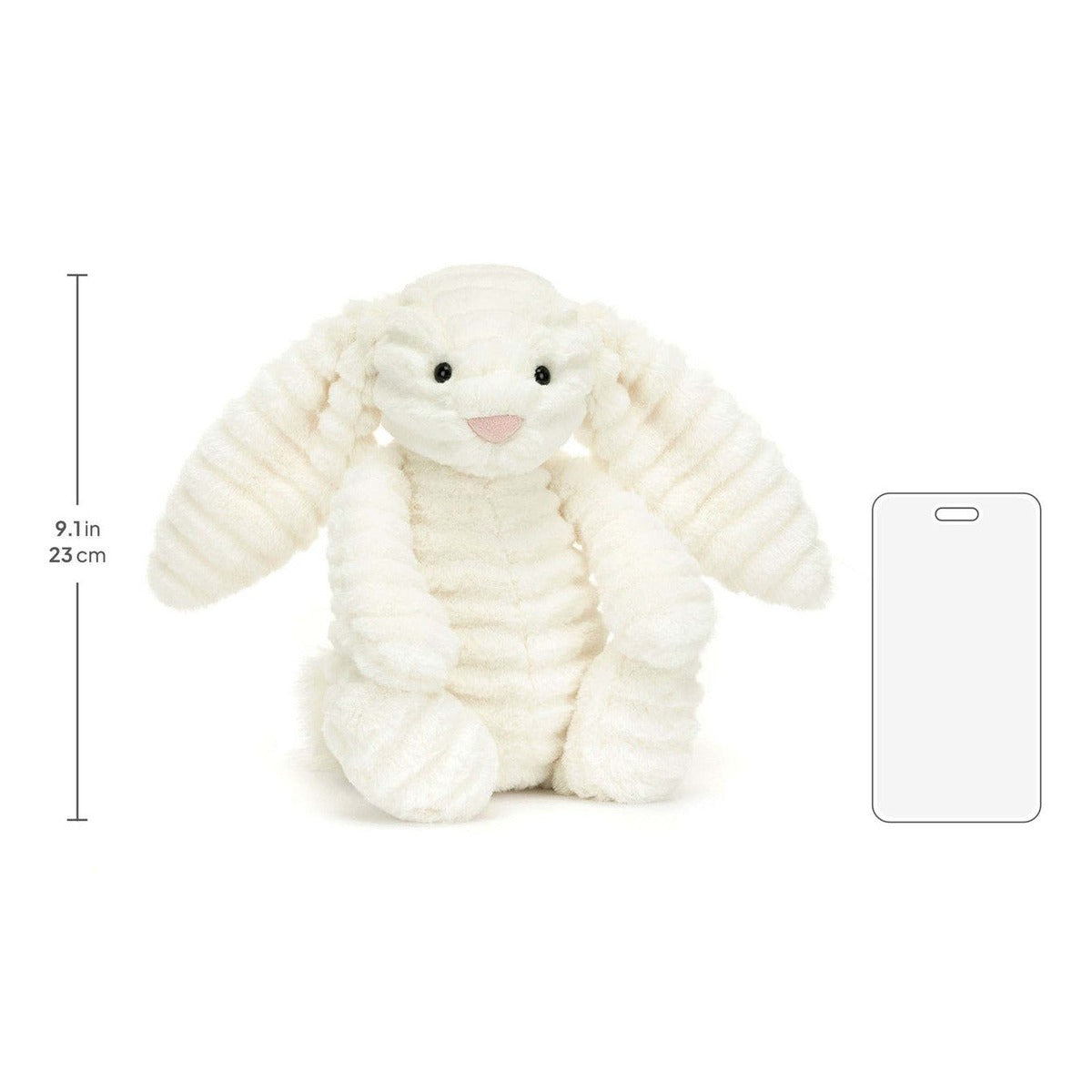 Peluche Bashful Conejo Luxe Nimbus Mediano Jellycat
