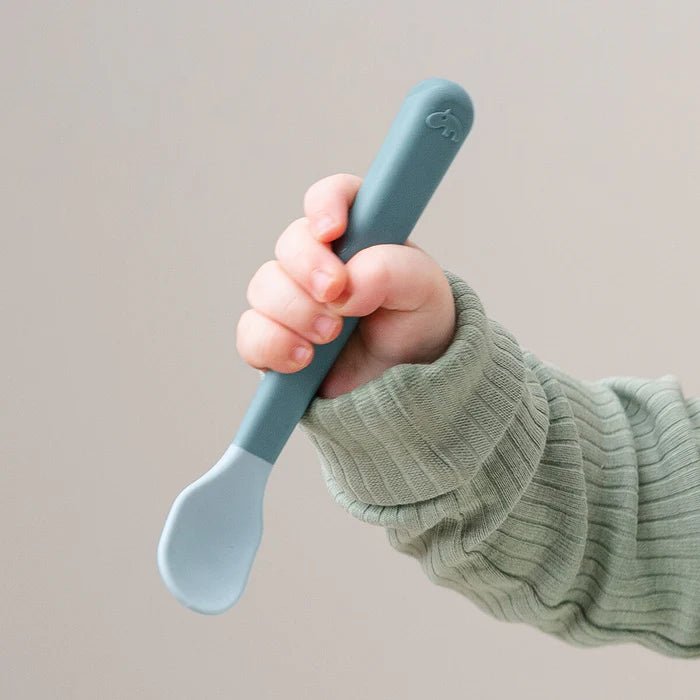 Set Foodie de 3 cucharas de fácil agarre para bebés rosa