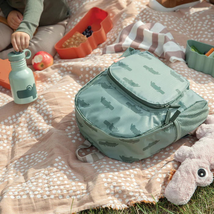 Mochila niños Croco verde