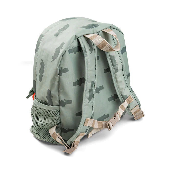 Mochila niños Croco verde