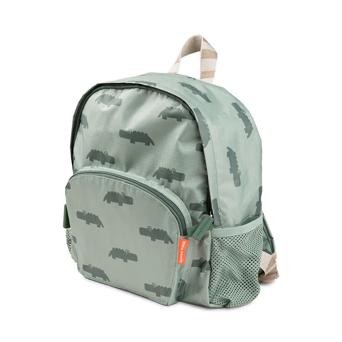 Mochila niños Croco verde