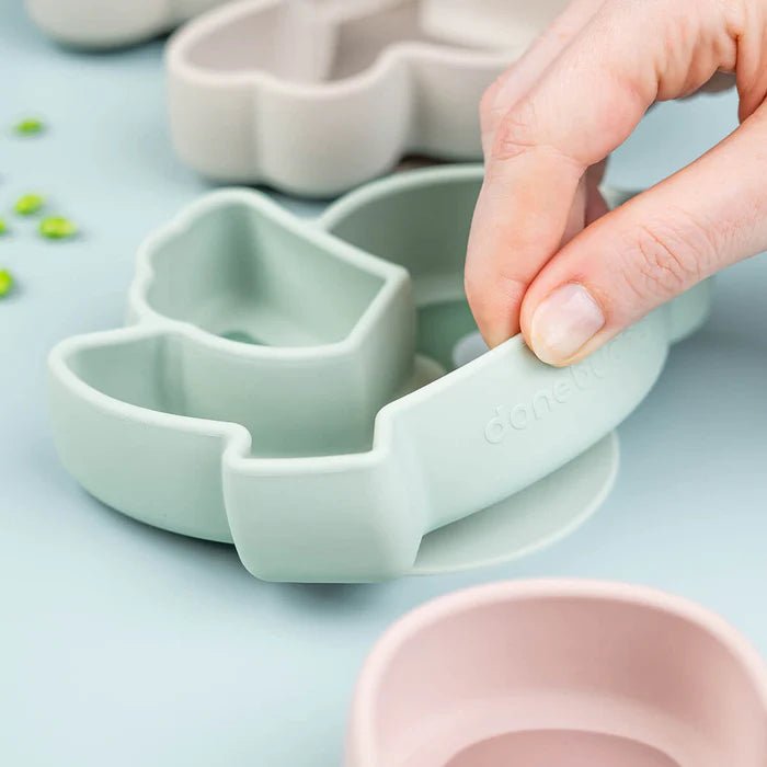 Plato Birdee para snack stick &amp; stay verde