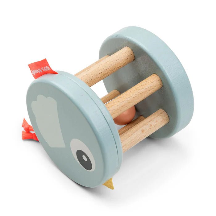Juguete Sonajero de madera Birdee azul
