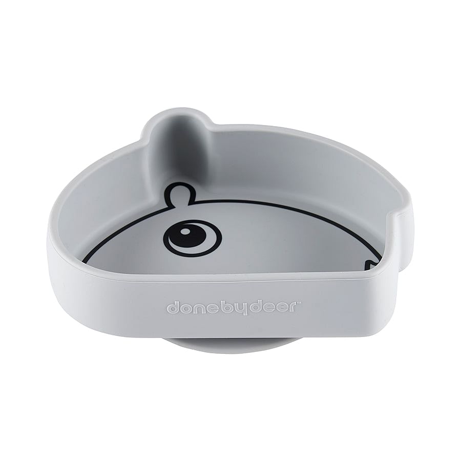 Bowl de silicona con ventosa Ozzo gris