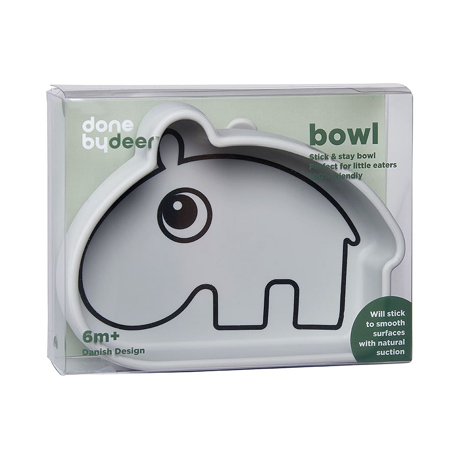 Bowl de silicona con ventosa Ozzo gris