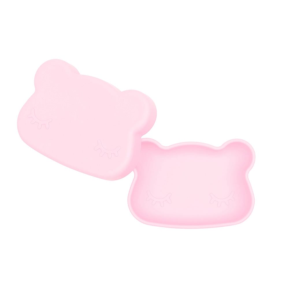 Caja para snack Oso rosa pastel