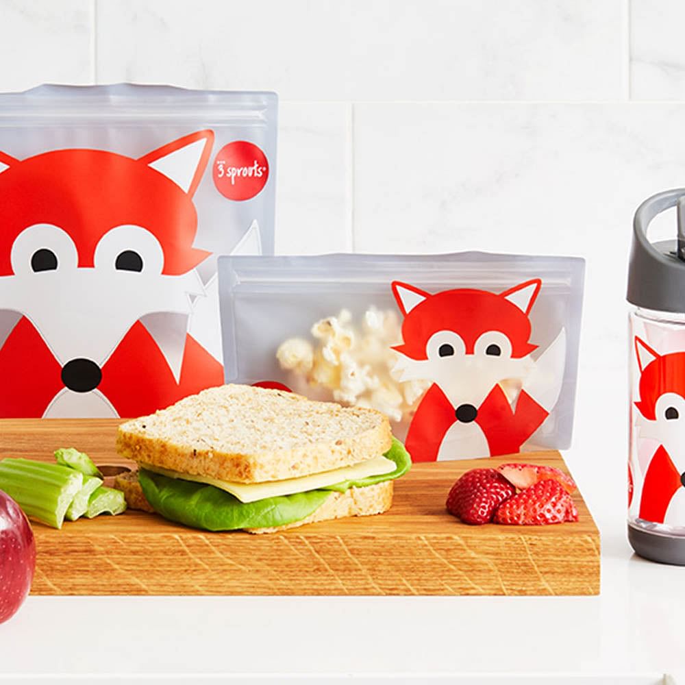 Bolsas Reutilizables para Snack Zorro (2un)