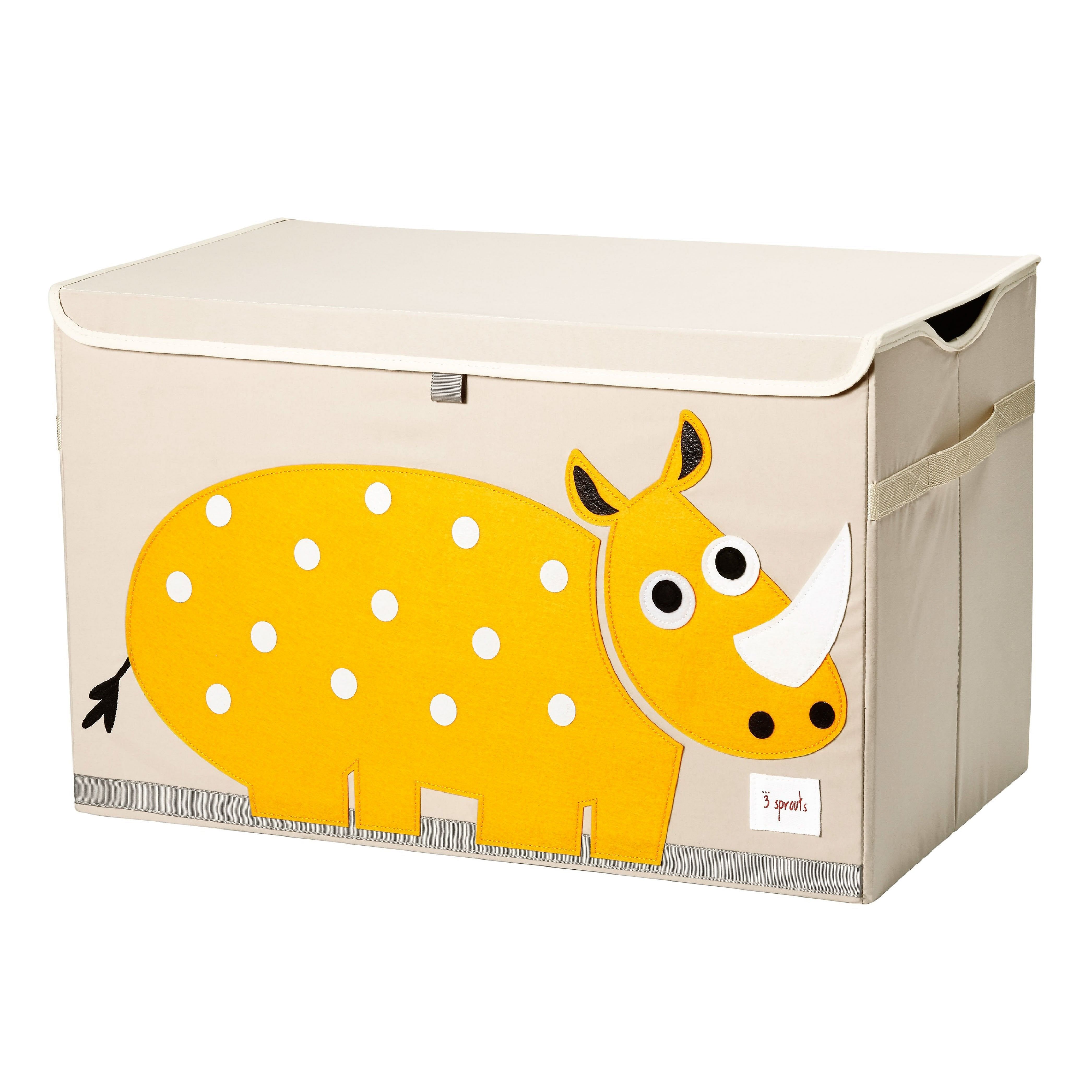 3 Sprouts Caja para juguetes - Rinoceronte